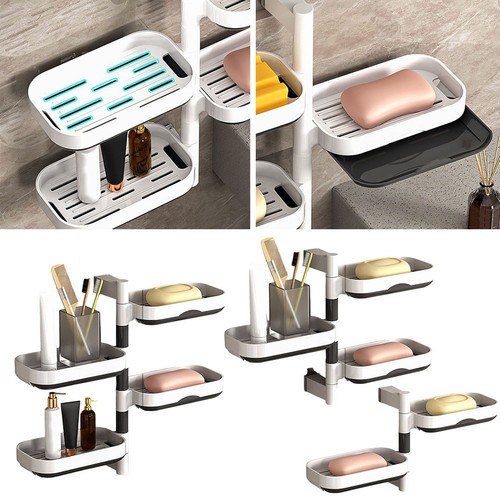Porte savon rotatif avec - porte-savon,