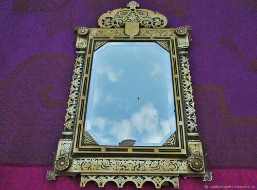 Miroir mural bureau ancien - de,