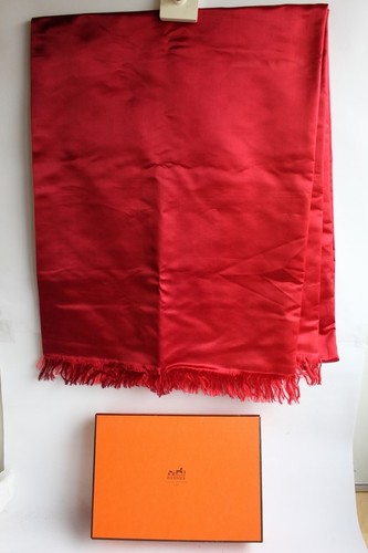 Hermes écharpe soie rouge - Écharpe,