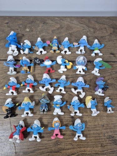 Lot figurines schtroumfs - de,