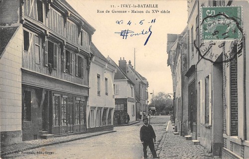 Cpa ivry bataille rue de - ivry,