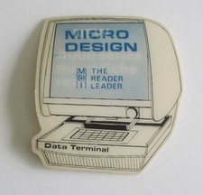 Microfiche Lecteur 4000 Séries Données Terminal 1970's Vari-Vue Lenticulaire