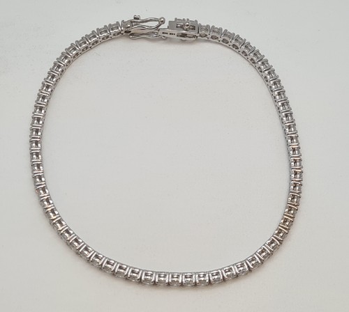 Rivière blanc 14 carats - rivière,