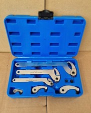 Kimiss jeu d'outils de clé à crochet et à ergot réglables (8 pièces)