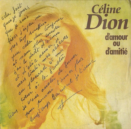 Disque tours céline dion - disque, 45