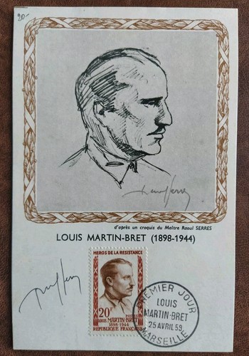 Carte maximum 1er jour 1959 - maximum,