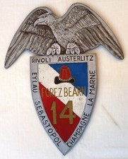 Plaque Parachutiste 14° RCP