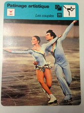 CARTE EDITIONS RENCONTRE 1979 / PATINAGE ARTISTIQUE - LES COUPLES