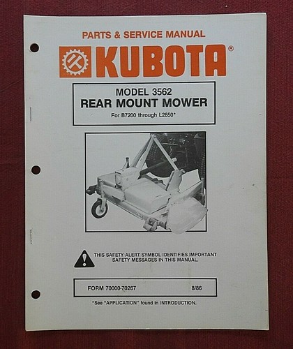 Kubota b7200 b8200 - b7200, l2850
