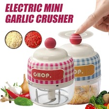 Mini hachoir à ail électrique, broyeur à viande pour noix, fruits et légumes,