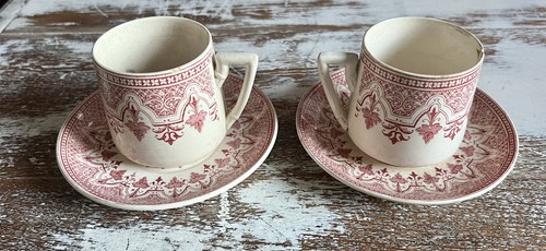 Paire tasse terre fer - terre, de