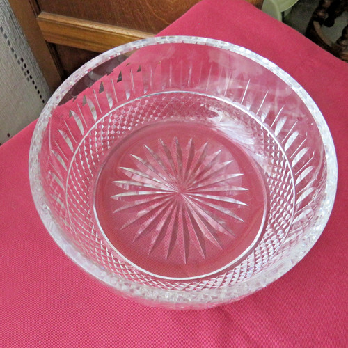 Saladier coupe cristal de - en,