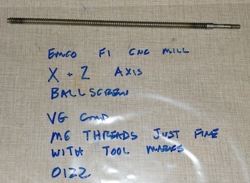Emco cnc mill axis ball - axis,