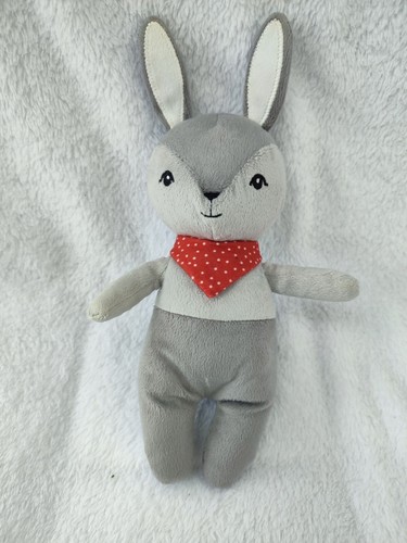 Doudou peluche lapin gris - doudou,