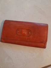 Portefeuille Cuir Chloé Couleur Rouille