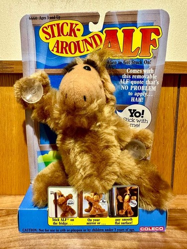 Rare peluche alf stick around - peluche,