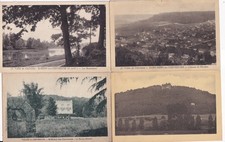 Lot de 4 cartes postales