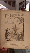 Partition ancienne Fougères-Polka pour piano par A. Lemarié