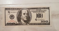 Billet 100 dollars franklin - 100,