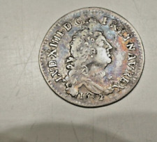 LOUIS XIV 4 SOLS   au DEUX L 1692 D = LYON  TTB +  RARE