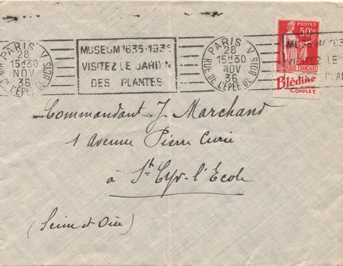 Lettre pub bledine paix paris - paix,