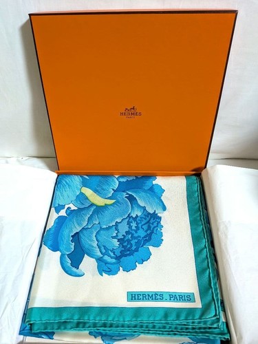 Foulard hermès les - foulard, pivoines