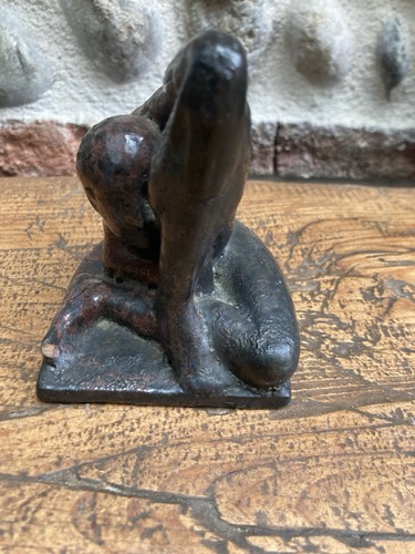 Sculpture curiosité femme - sculpture,