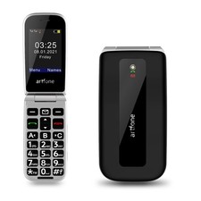 Artfone F20 Téléphone Portable pour Personnes âgées avec Couvercle Grandes To...