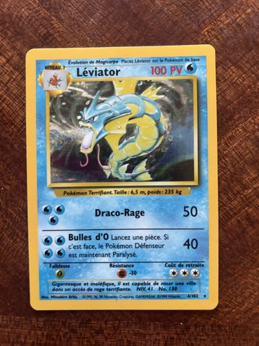 Carte pokemon léviator holo - carte,