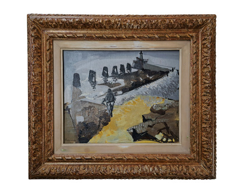 Tableau huile hst mer - tableau,