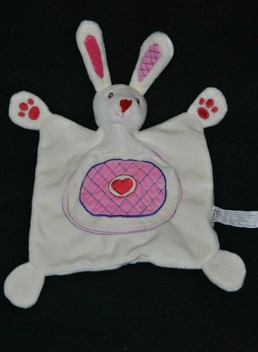 Peluche doudou lapin plat anna - peluche,