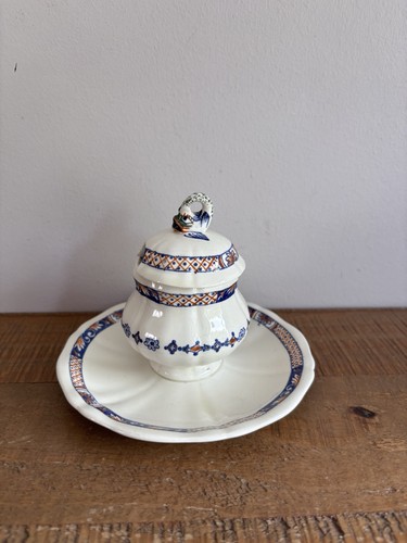 Ancien moutardier faïence - ancien,