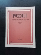 PARTITION POZZOLI - COURS COMPLET DE SOLFEGE VOL  2 (DESPORTES)