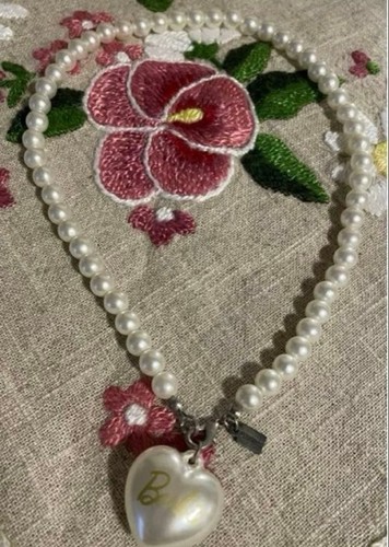 Collier barbie vintage coeur - barbie,