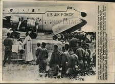 1958 Press Photo US troops