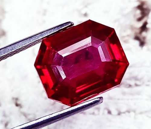Rubis rouge naturel - rouge,