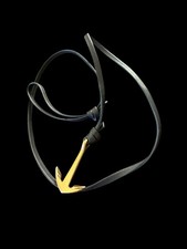Miansai Gold Anchor Black