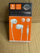 ecouteurs blancs avec prise