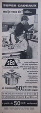 2 PUBLICITÉS 1961 CADEAUX SEB
