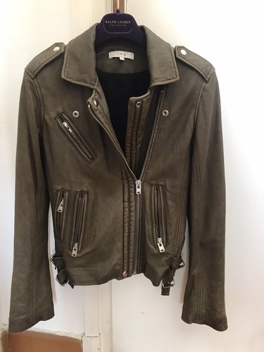 Veste cuir biker iro 36 - veste,