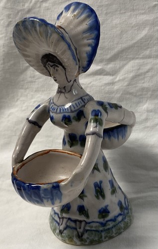 Ancien saleron double faïence - ancien,
