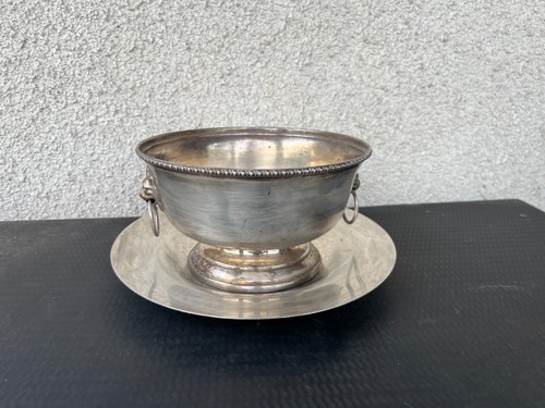 Coupe métal argenté têtes