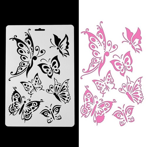 Papillon couches pochoirs pour - papillon,