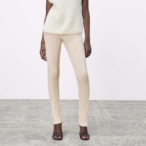 Zara women beige ribbed - women,