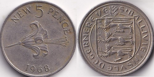 New pence 1968 guernesey - 1968,