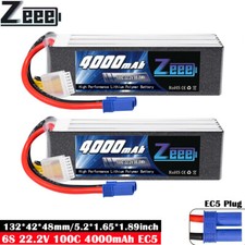 2x Zeee 6S Lipo Battery