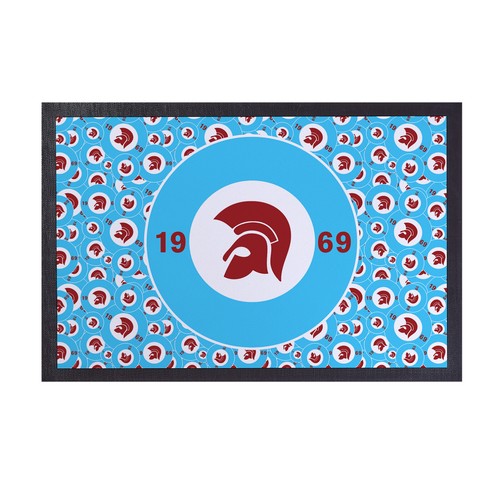 Tapis porte design - porte, claret