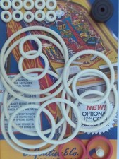 FLIPPER GOTTLIEB-TOTEM-KIT ELASTIQUE CAOUTCHOUC-PINBALL RUBBER KIT