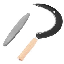 Faucille ronde + pierre à aiguiser faucheuse faucille faucille pour les...