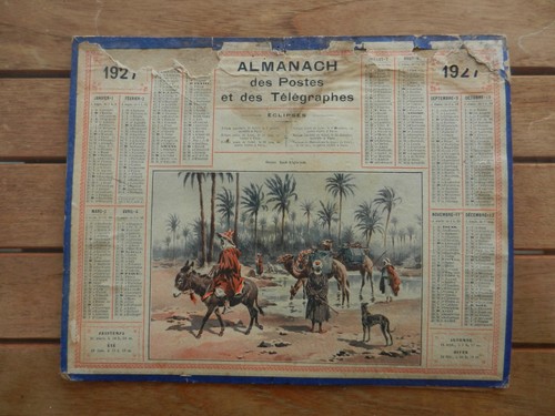 Calendrier des postes - des, (ptt)